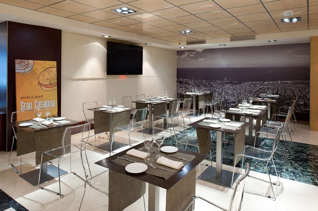 Catalonia Diagonal Centro Otel Barselona Restoran fotoğraf